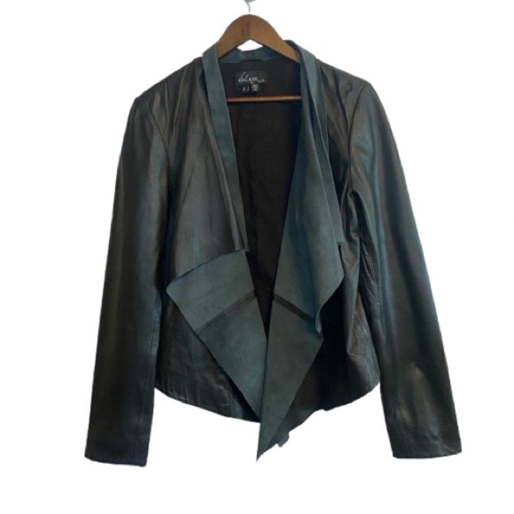 Luxurious Black Leather Jacket buttery soft Size 12